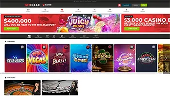 Bet Online Casino screenshot